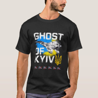 T-shirt Fantôme Du Avion De Combat Kiev Ukraine