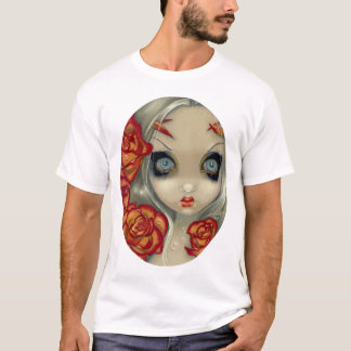 T-shirt Fantôme d'une chemise féerique gothique de rose