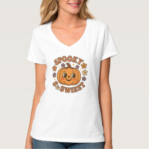T-shirt Fantôme éffrayant - Citrouille d'Halloween Lover T
