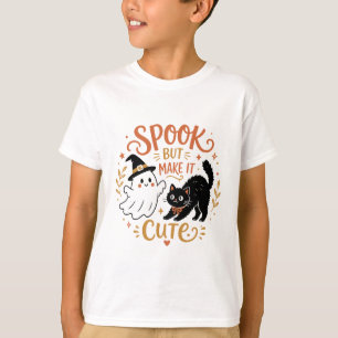 T-shirt Fantôme Effrayant Mais Mignon