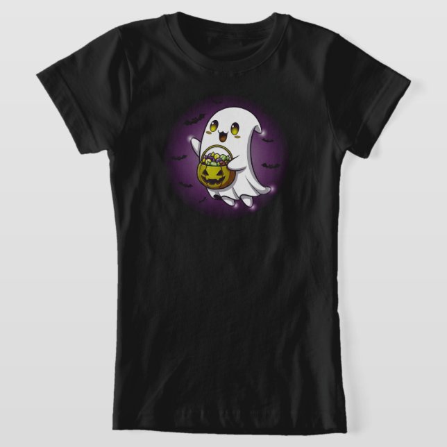 T-Shirt Fantôme éffrayant | NOIR SEULEMENT (Poser)