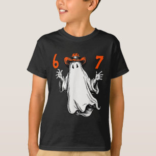 T-shirt Fantôme effrayant numéro 67 Halloween Haunted Six