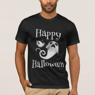 T-shirt Fantôme Éffrayant Personnalisé Halloween Hommes