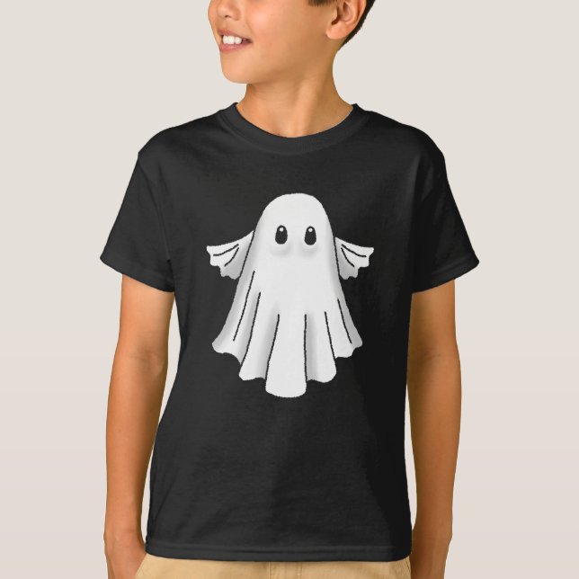 T-shirt Fantôme effrayant pour Halloween (Devant)