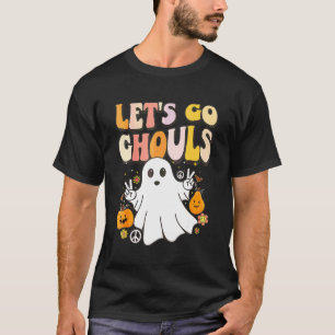 T-shirt Fantôme effrayant Rétro Allons-y les goules Fantôm