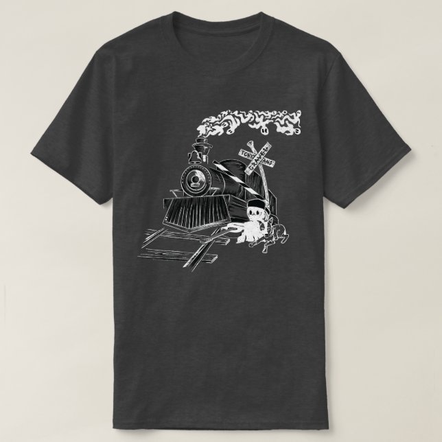 T-shirt fantôme et gravier (Design devant)