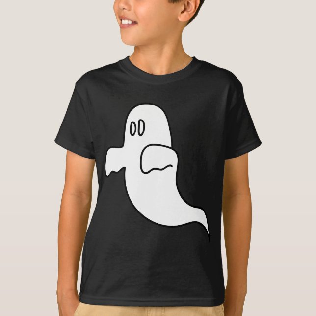 T-shirt fantôme, fantômes, halloween (Devant)