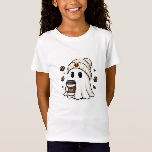 T-shirt fantôme Kawaii (Devant)