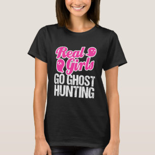 T-shirt Fantôme Paranormal Chasse Filles Chasseurs Femmes