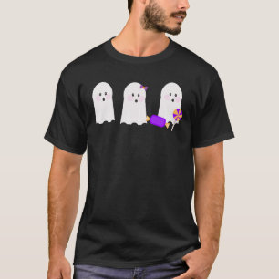 T-shirt Fantôme Rétro Ghoul Automne Halloween