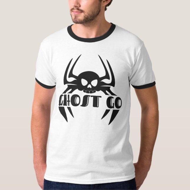 T-shirt Fantôme va saison effrayante (Devant)