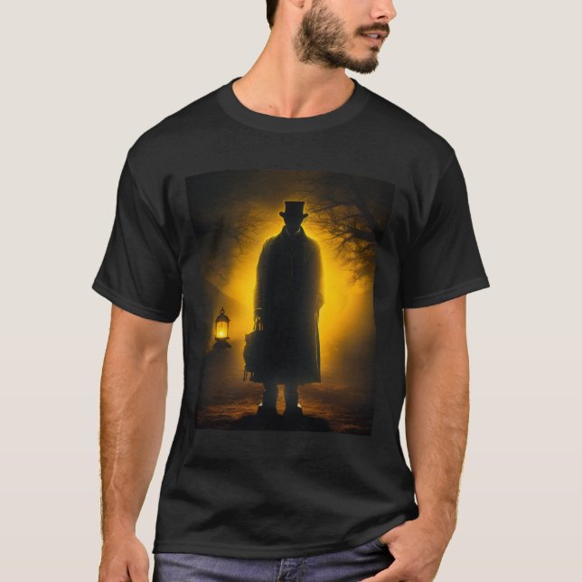 T-shirt Fantôme Vintage Gothique Hommes Angleterre mystère (Devant)