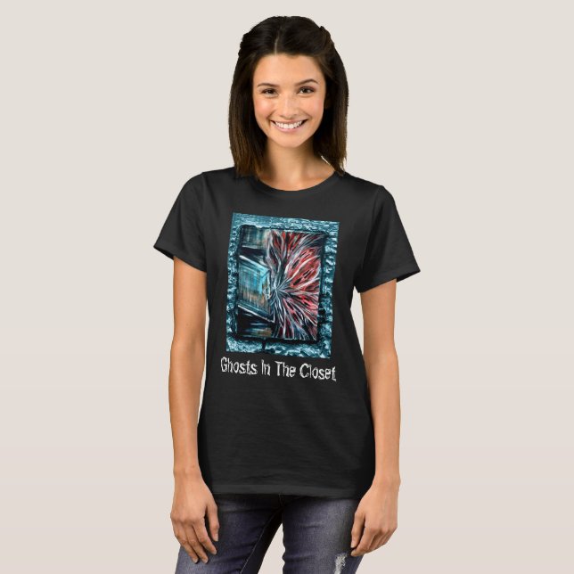T-shirt Fantômes Dans Le Closet (Devant entier)