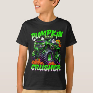 T-shirt Fantômes de camion monstre broyeur de citrouille H