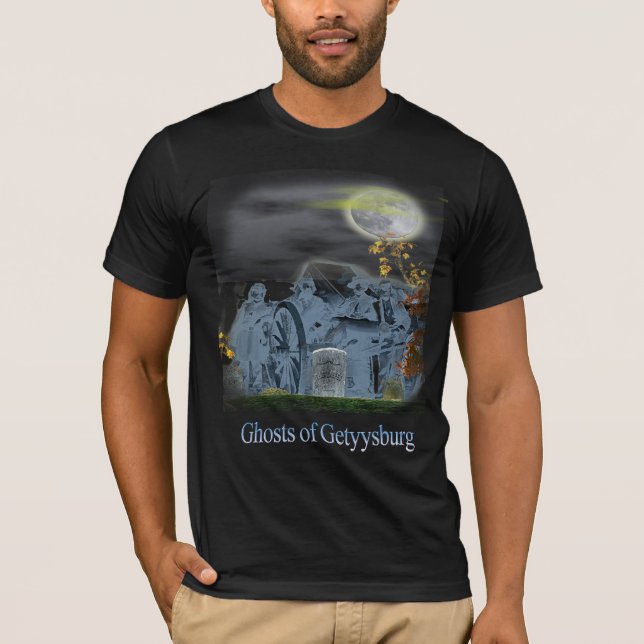 T-shirt fantômes de gettysburg (Devant)