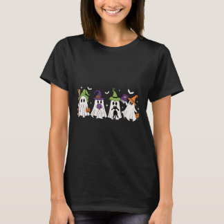 T-shirt Fantômes de sorcière Éffrayant Halloween Witchy Fe