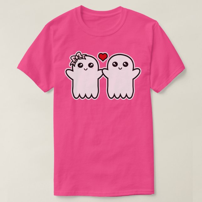 T-shirt Fantômes mignons (Design devant)