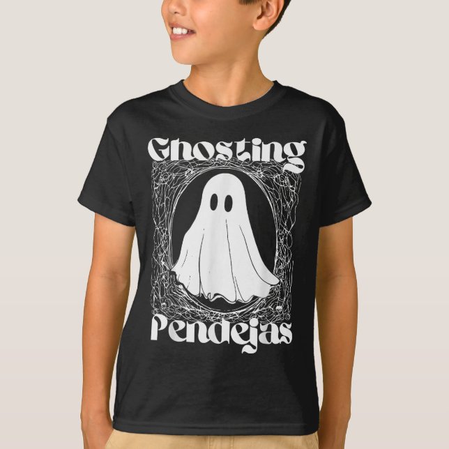 T-shirt Fantômes Pendejas Drôle de Fantôme Mexicain Hallow (Devant)