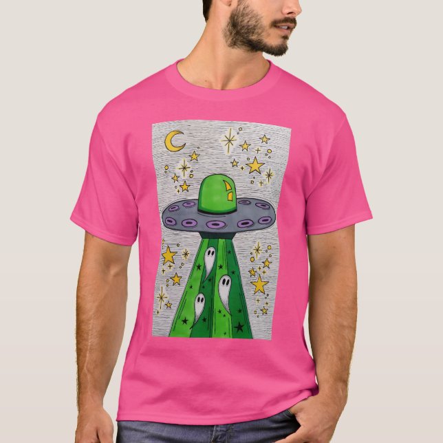 T-shirt Fantômes Ufo (Devant)