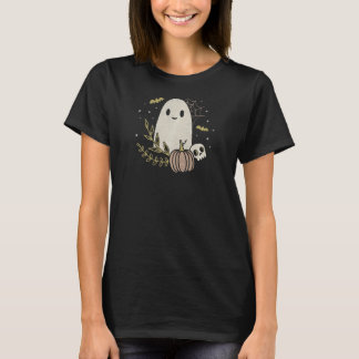 T-shirt Fantômes Vintages Automne Automne Halloween