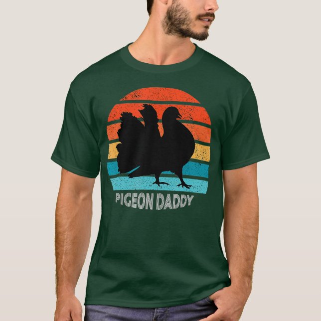 T-shirt Fanton Pigeon Daddy coucher de soleil (Devant)