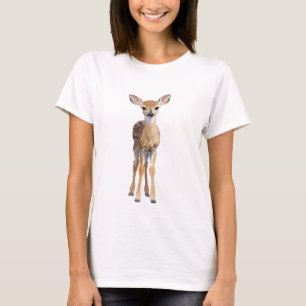 T-shirt Faon de la forêt silencieuse