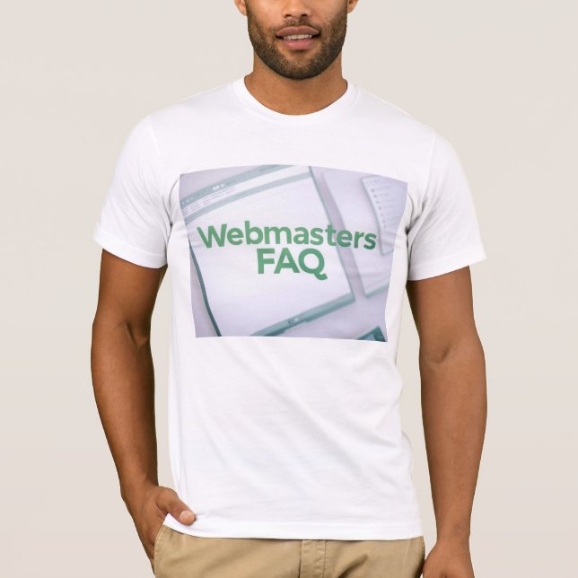 T-shirt FAQ des WebMasters (Devant)