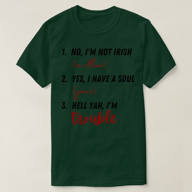 T-shirt FAQ Redhead (Design devant)