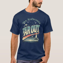 Far Out Man Retro 60's Slogan Famille personnalisé