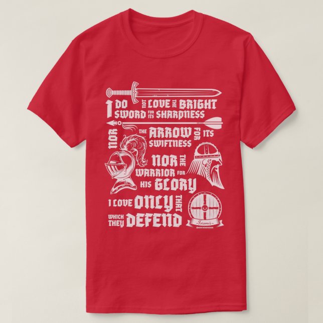 T-shirt Faramirx27s Serment (Design devant)