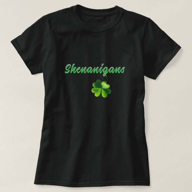 T-Shirt Farce et Trèfle à Quatre Feuilles (Design devant)