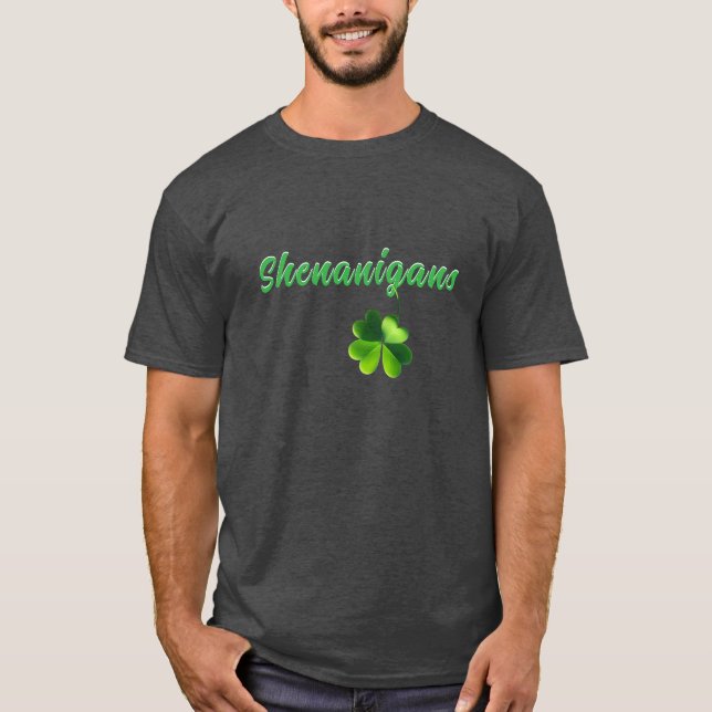 T-shirt Farce et Trèfle à Quatre Feuilles (Devant)