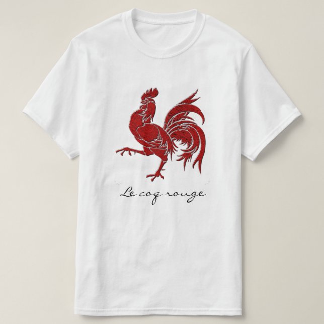 T-shirt Fard à joues de Le coq le coq rouge (Design devant)