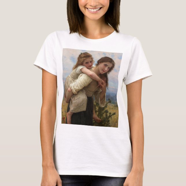 T-shirt Fardeau agréable par William Adolphe Bouguereau (Devant)