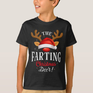 T-shirt Farer Noël Cerf Pjs Jc Famille de Noël Corresponda