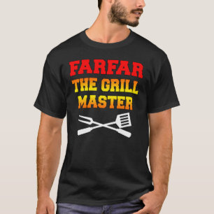 T-shirt Farfar le maître de gril