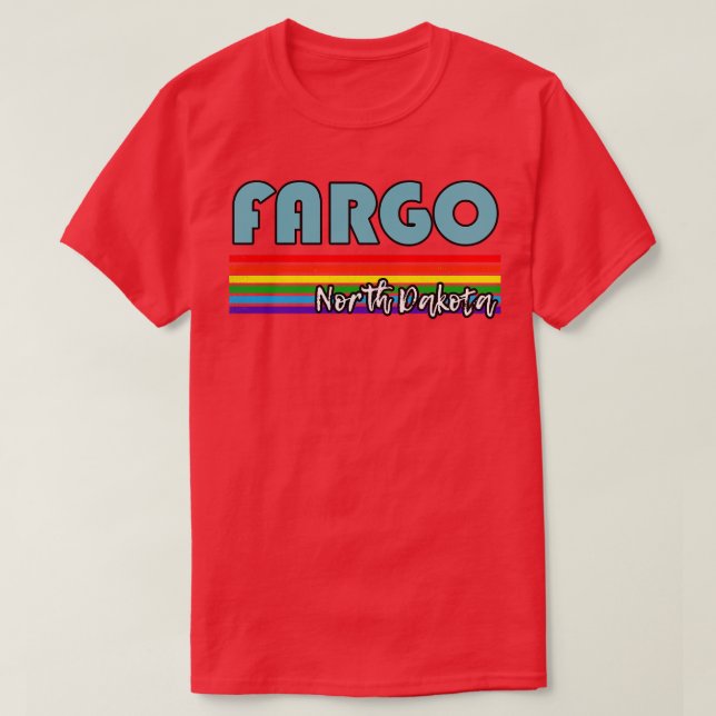 T-shirt Fargo North Dakota Pride Fargo LGBT Cadeau LGBT LG (Design devant)