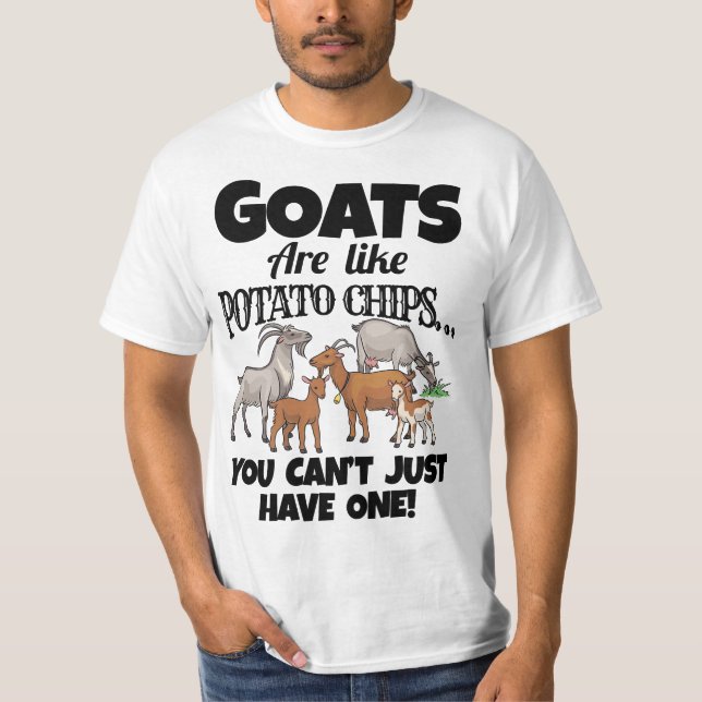 T-shirt Farm Apparel Meme Pun Funny Goat (Devant)