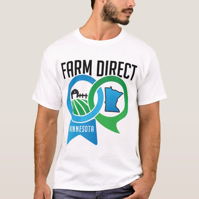 T-shirt Farm Direct Minnesota - Chemise Homme (Devant)