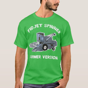 T-shirt Farmer Boy Combine Harvester Fidget Spinner T