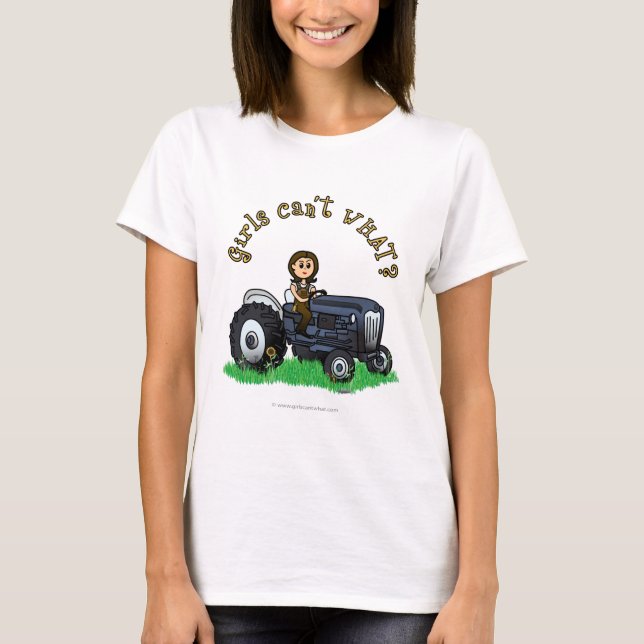 T-shirt Farmer de bleu clair (Devant)