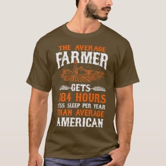 T-shirt Farmer Gets 584 Hours Less Sleep Per Year 