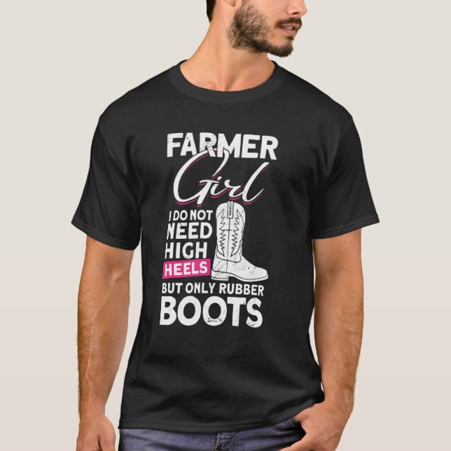 T-shirt Farmer Girl  Farmer (Devant)