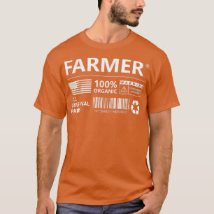 T-shirt Farmer Marking Agriculture Amusante ferme
