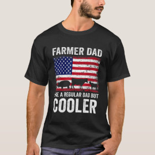 T-shirt Farmer Papa Comme Régulier Seulement Glacière Usa