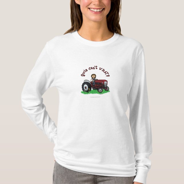 T-shirt Farmer rouge clair (Devant)