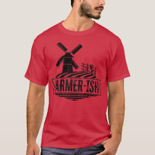 T-shirt Farmerish Funny Farmer Fermier Tracteur Animaux Gr