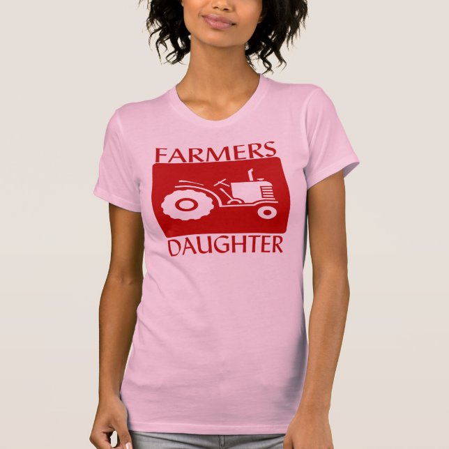 T-shirt Farmers Fille Rouge (Devant)