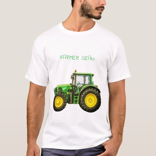 T-shirt Farmers John Deere Tractor (Devant)