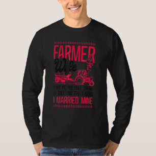 T-shirt Farming Femme d'agriculteur Tracteur Femme d'agric